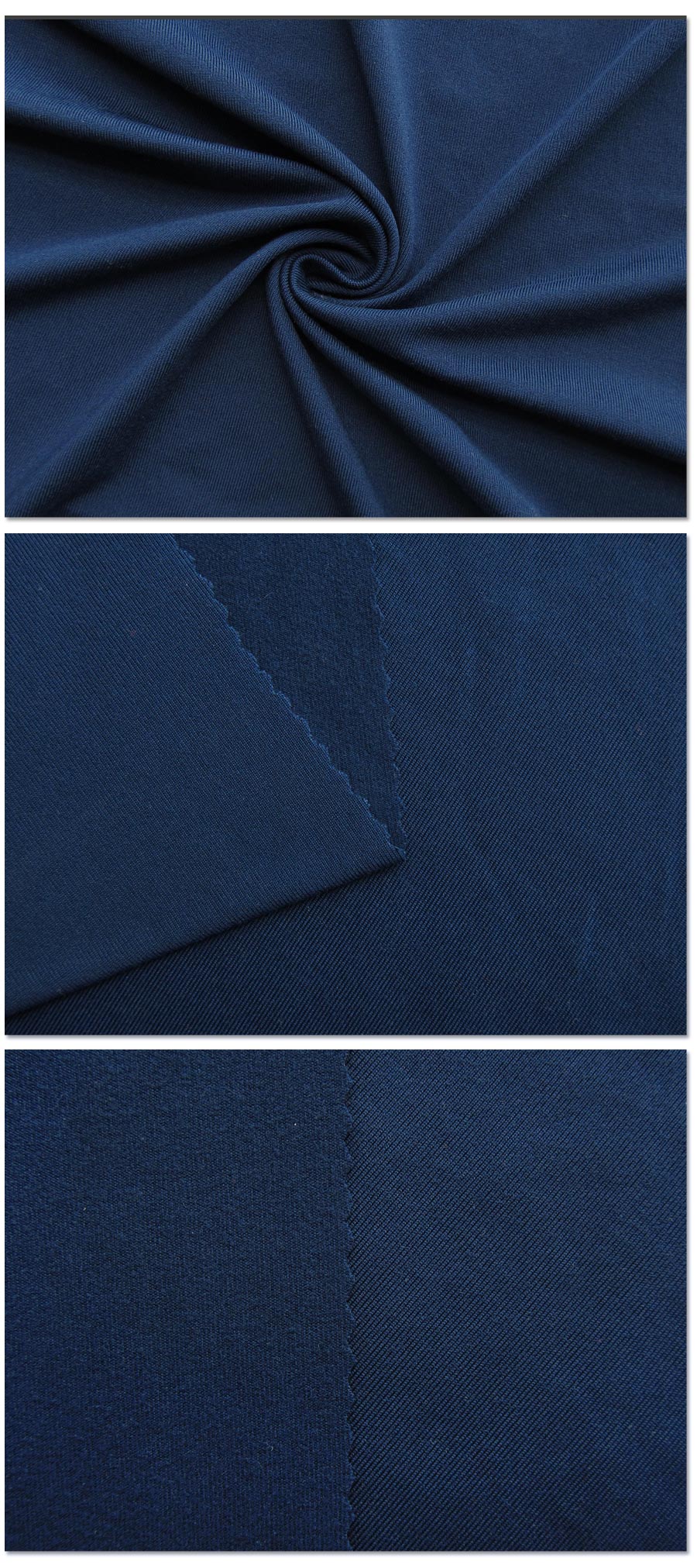 Màu xanh đậm 1.80M 160G Áo phông vải thun Polyester Sueded