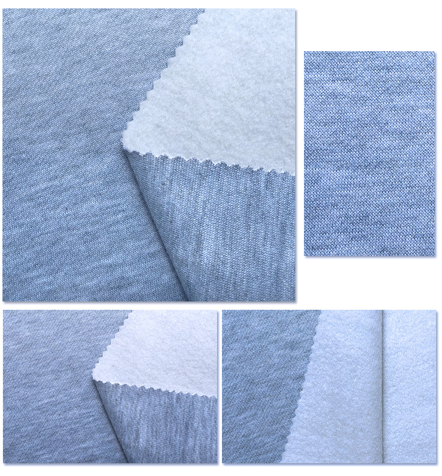 Polyester một mặt chải DTY Fleece vải