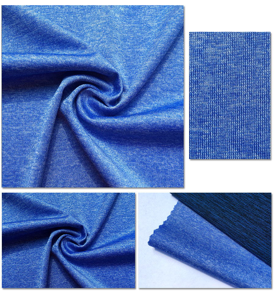 Polyester 15% cotton TC dệt kim Jersey đơn